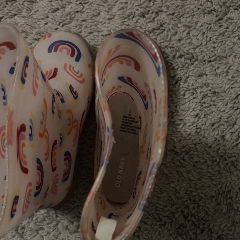 Old Navy Kids' Multicolor Patterned Rain Boots